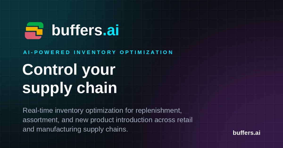 AI Demand Forecasting & Inventory Optimization Software | buffers.ai